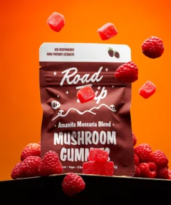 Road Trip Amanita Muscaria Mushroom Gummies – Raspberry